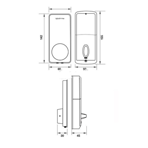 Khóa điện tử Hafele ED4900-TB 912.05.380 ưu đãi